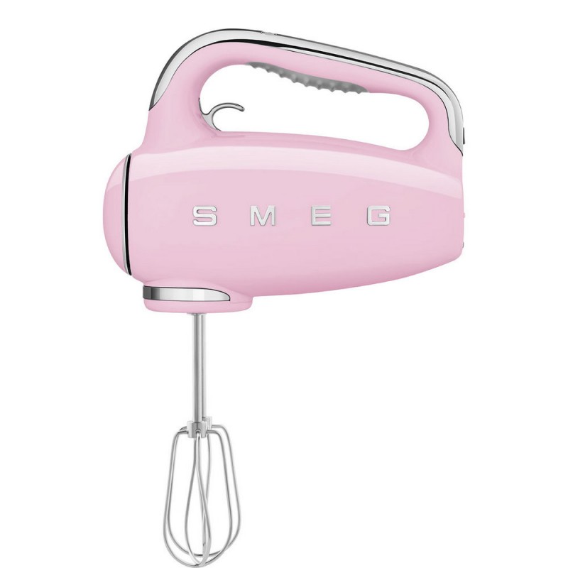  Batidora de mano Smeg HMF01PKEU, acabado rosa.