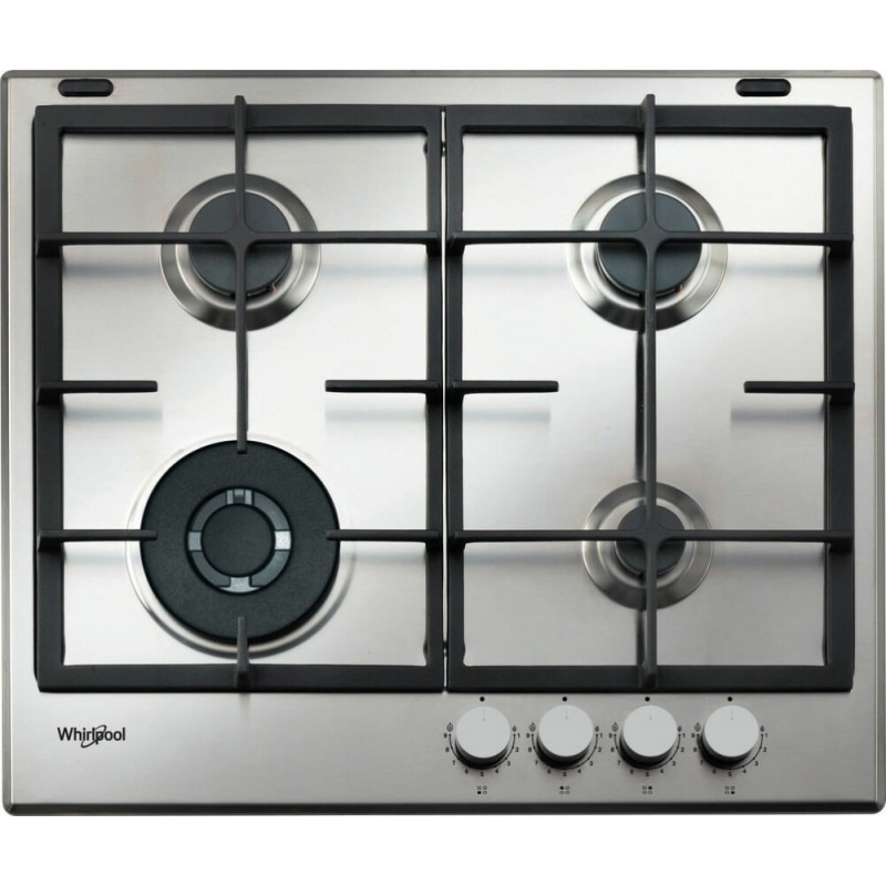 Table de cuisson à gaz Whirlpool GMAL 6422/IXL 59 cm finition inox