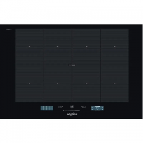 PRONTA CONSEGNA - Whirlpool Piano cottura a induzione SMP 778 C/NE/IXL in vetroceramica nero da 77 cm