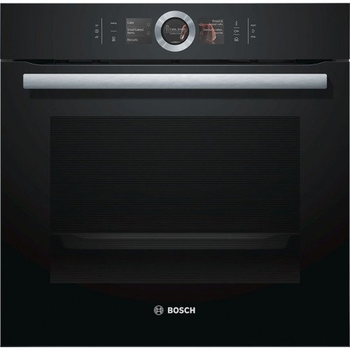 Bosch Built-in full steam oven HSG636BB1 60 cm black glass finish - Series 8
