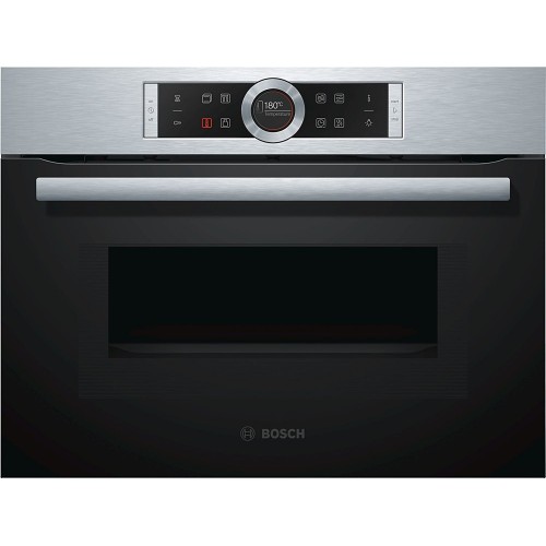 Bosch Built-in compact combined microwave oven CMG633BS1 60 cm stainless steel finish - Series 8