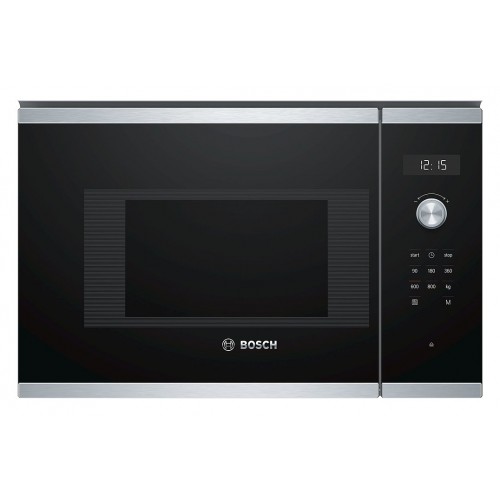 Micro-ondes encastrable Bosch BFL524MS0 60 cm, finition inox - Série 6