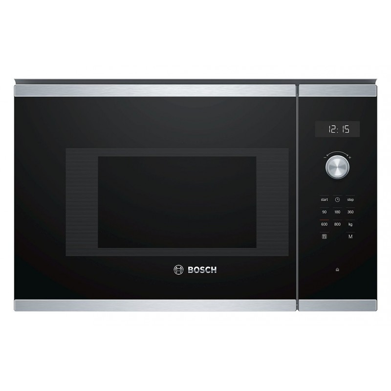  Bosch Built-in microwave BFL524MS0 60 cm stainless steel finish - Series 6
