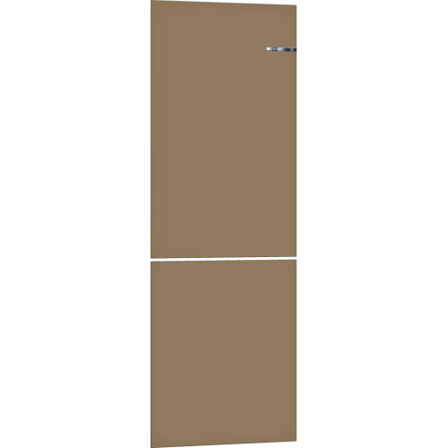 Bosch Panneau de porte magnétique KSZ1AVD10 finition marron café pour réfrigérateur Vario Style 186x60 cm