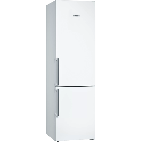 Réfrigérateur combiné Bosch Freestanding KGN39VWEQ 60 cm finition blanche - Série 4