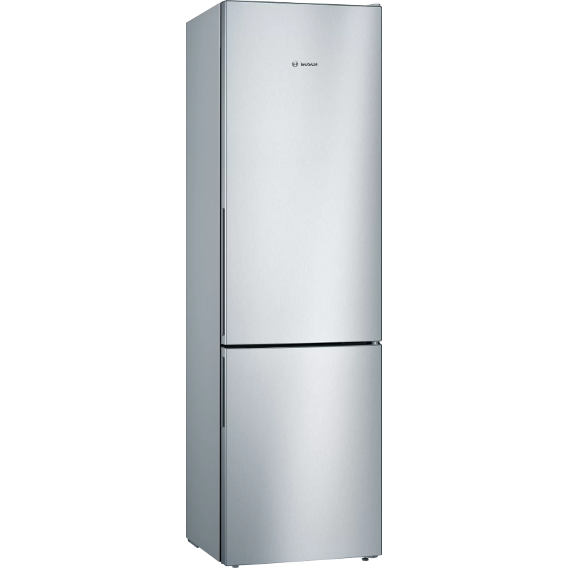  Réfrigérateur combiné Bosch Freestanding KGV39VLEAS 60 cm finition inox - Série 4
