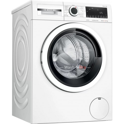 Bosch WNA13400IT front loading washer dryer white finish 60 cm - Series 4