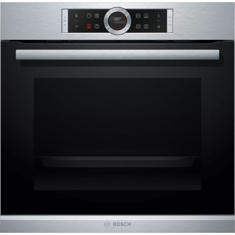  Bosch Built-in oven with steam pulses HRG635BS1 60 cm stainless steel finish - 8 Series