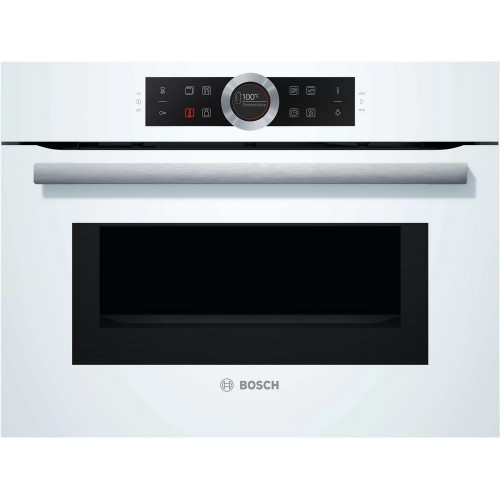 Bosch Compact built-in microwave oven CMG633BW1 60 cm white glass finish - 8 Series