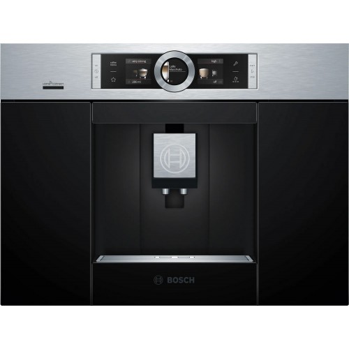 Machine à café automatique encastrable Bosch CTL636ES6 60 cm finition inox - Série 8