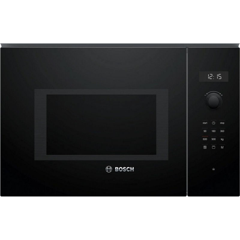  PRONTA CONSEGNA - Bosch Microonde da incasso BEL554MB0 finitura vetro nero da 60 cm - Serie 6