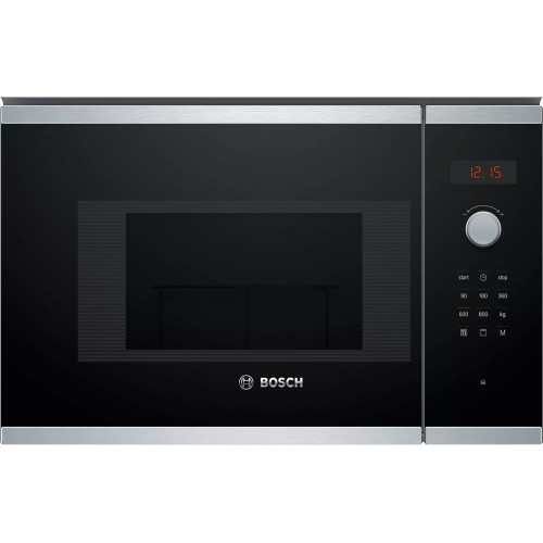 Micro-ondes encastrable Bosch BEL523MS0 60 cm, finition inox - Série 4