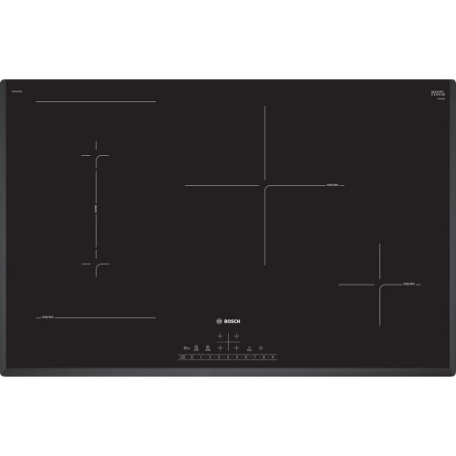 PRONTA CONSEGNA - Bosch Piano cottura a induzione PVS851FB5E in vetroceramica nero da 80 cm - Serie 6