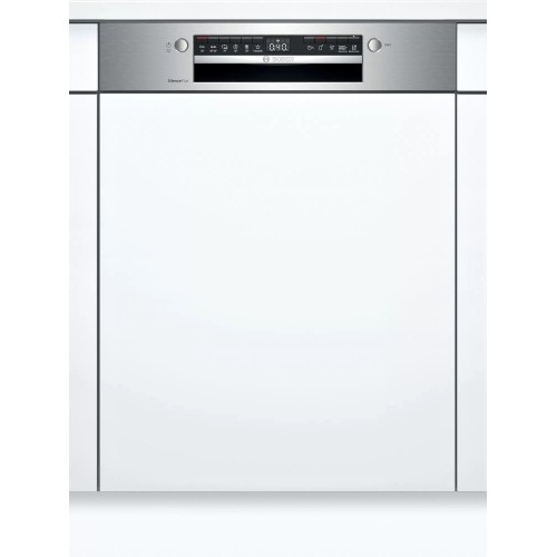 Bosch Partial integrated dishwasher SMI4HCS08E with 60 cm stainless steel dashboard - Series 4