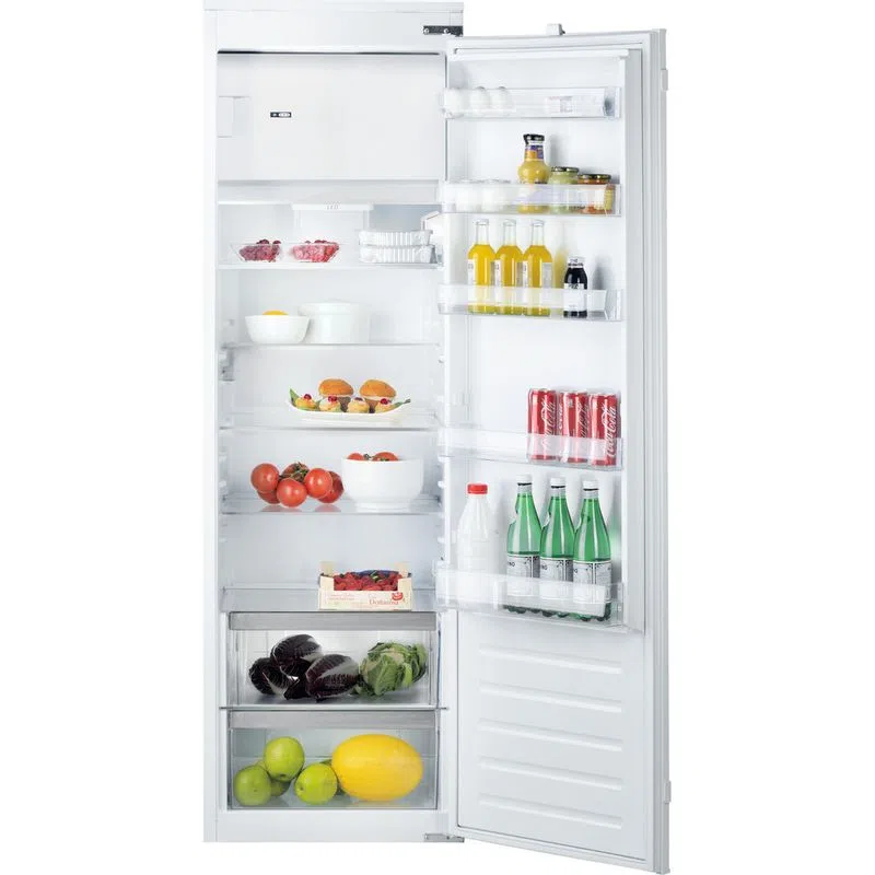 Réfrigérateur une porte Hotpoint 54 cm avec compartiment congélateur  intégré BSZ 18022