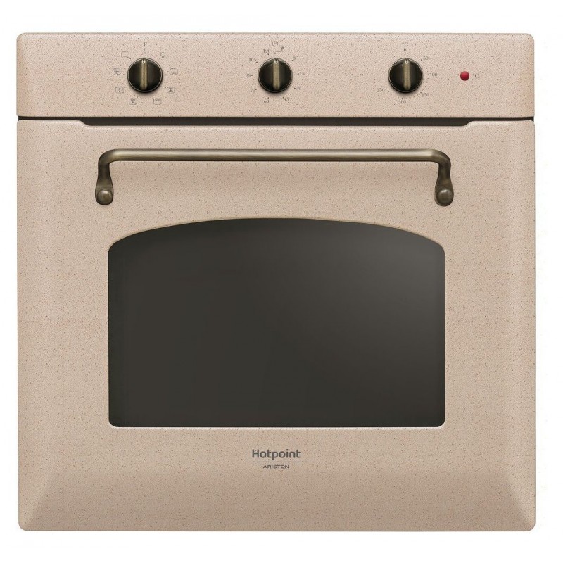  PRONTA CONSEGNA - Hotpoint Forno multifunzione Tradizione da incasso FIT 834 AV HA finitura avena da 60 cm