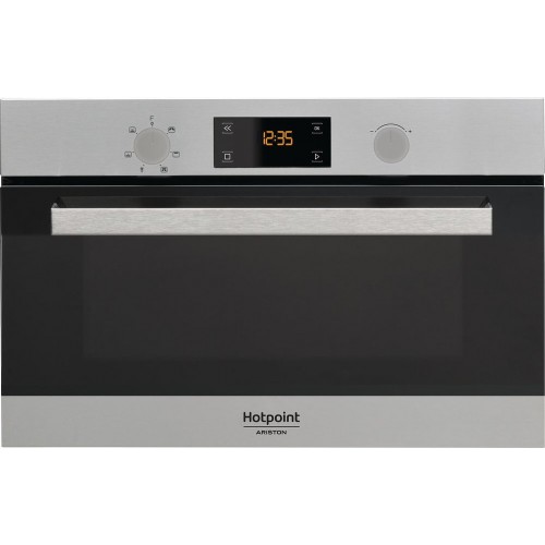 Hotpoint Microwave with built-in grill MD 344 IX HA 60 cm stainless steel finish - Class 3