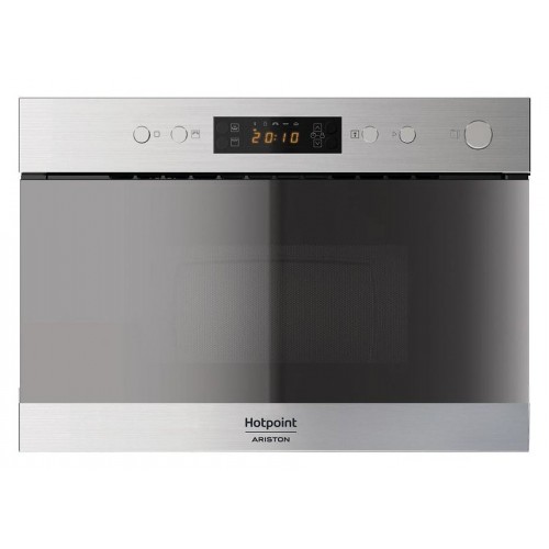 Hotpoint Microwave with built-in grill MN 314 IX HA 60 cm stainless steel finish - Class 3