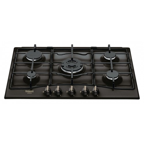 Hotpoint Table de cuisson à gaz Tradizione PCN 750 T (AN) R / HA finition anthracite 75 cm