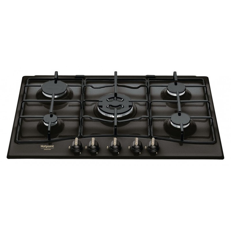  Hotpoint Placa de gas Tradizione PCN 750 T (AN) R / HA acabado antracita 75 cm