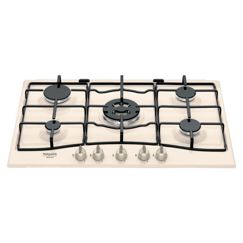  Hotpoint Placa de gas Tradizione PCN 750 T (OW) R / HA 75 cm acabado blanco antiguo