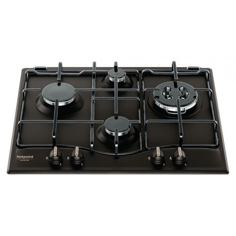  PRONTA CONSEGNA - Hotpoint Piano cottura a gas Tradizione PCN 640 T (AN) R /HA finitura antracite da 60 cm