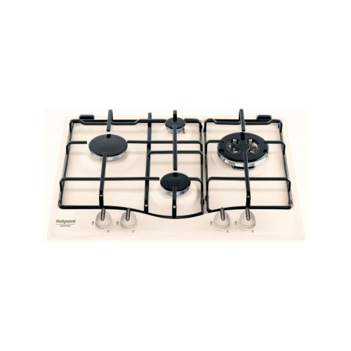 Hotpoint Placa de gas Tradition 7HPCN 640T (OW) R / HA 60 cm acabado blanco antiguo