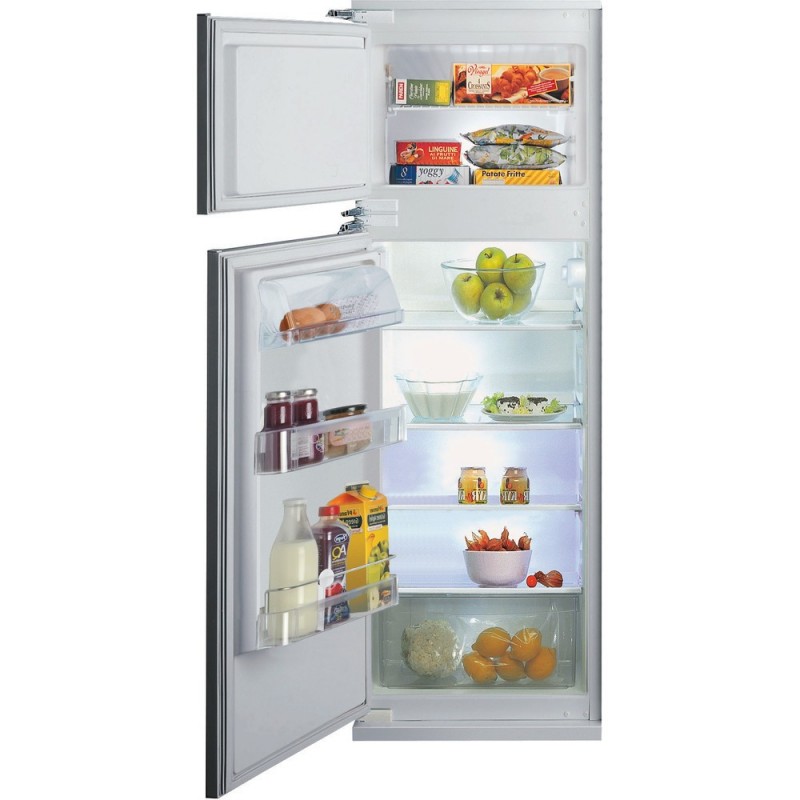Réfrigérateur encastrable à double porte Hotpoint 54 cm avec portes à  ouverture à gauche BD 2422