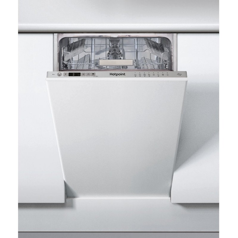  Lave-vaisselle Hotpoint 45 cm HSIC 3T127 C encastrable slim totalement encastré