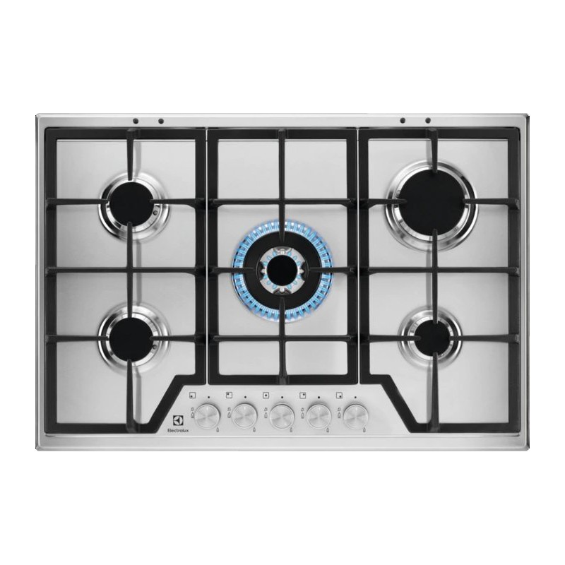 Electrolux | Slim Profile KGS7536SX 75cm stainless steel gas hob