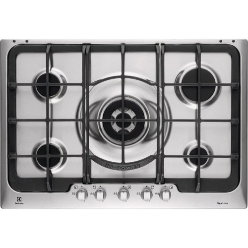 Electrolux | Plaque de cuisson à gaz Soft PX750UOV 75 cm en acier inoxydable