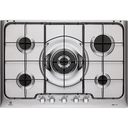 Electrolux | Placa de gas Soft PX750UV de 75 cm, acero inoxidable