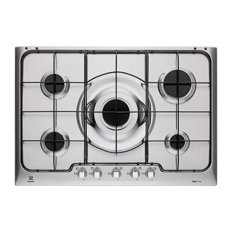  Electrolux | Placa de gas Soft PX750XV de 75 cm, acero inoxidable