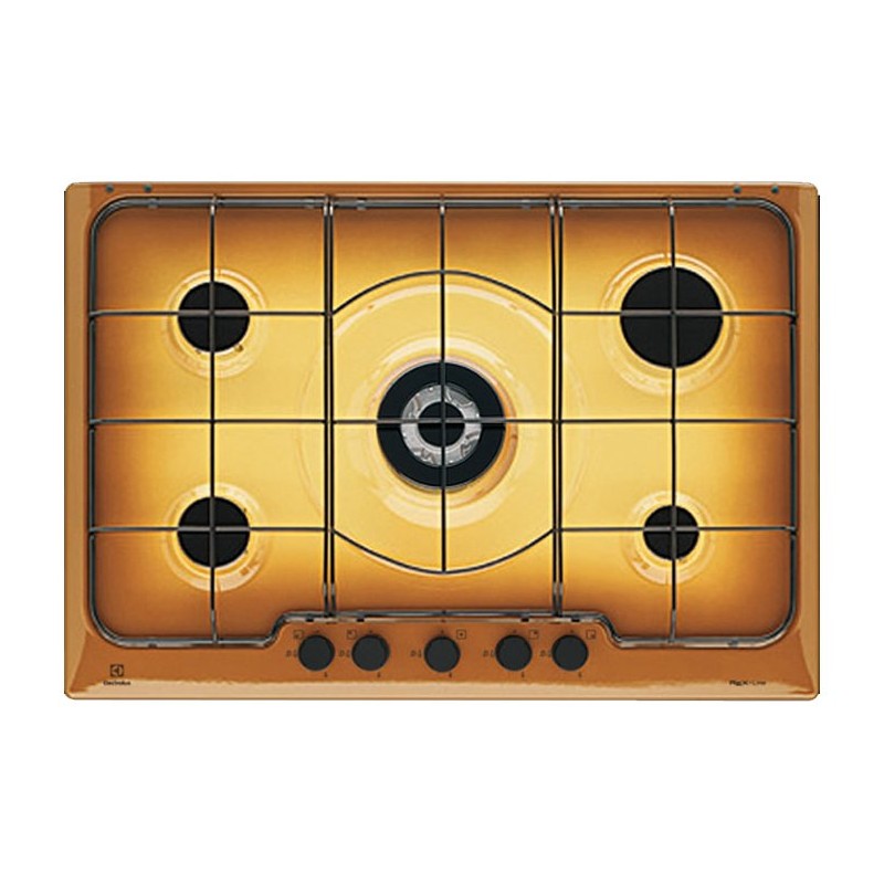  Electrolux Soft PT750UV gas hob with French earth finish of 75 cm