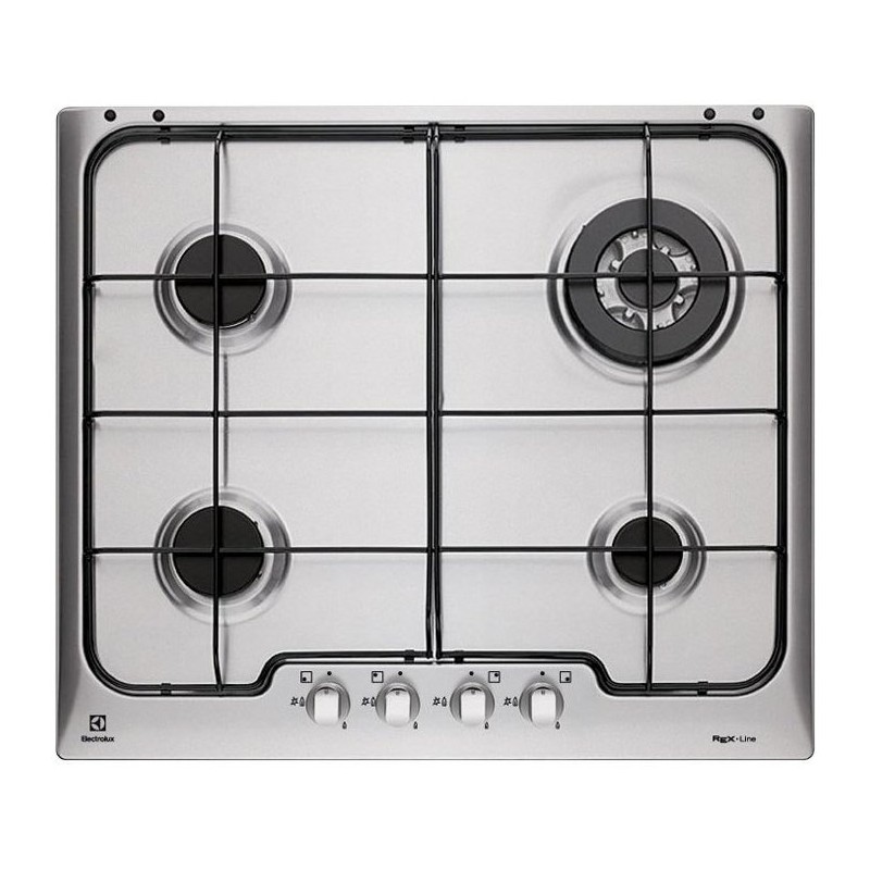  Electrolux | Plaque de cuisson à gaz Soft PX640UV 60 cm en acier inoxydable