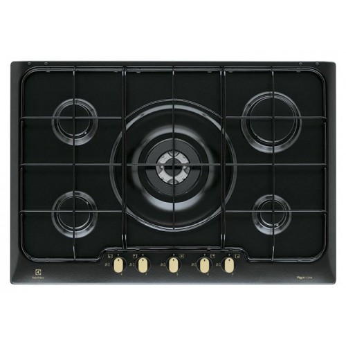 Electrolux | Soft PN750RUV 75cm gas hob with black finish