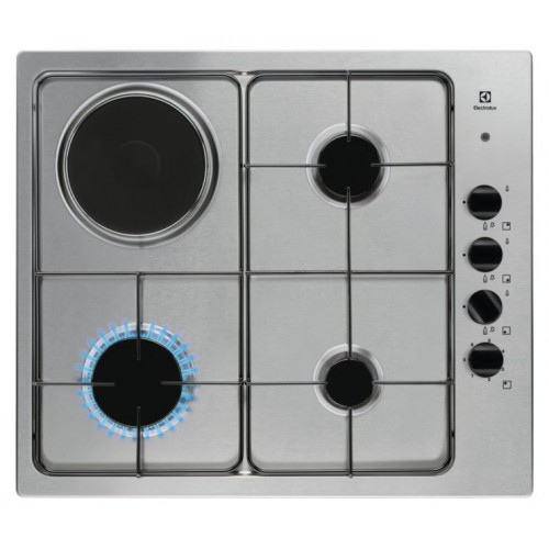 Electrolux Mixed electric and gas hob EGL62821OX stainless steel finish 55 cm