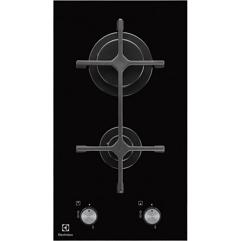  Electrolux | EGC3322NVK Placa de gas Domino de 29 cm con vitrocerámica negra