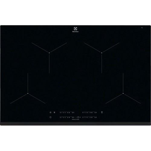 Plaque à induction Electrolux EIT81443 78 cm en vitrocéramique noire