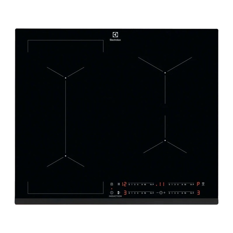  Electrolux | Bridge EIL63443 59cm Black Glass Ceramic Induction Hob
