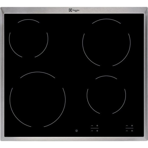 Placa vitrocerámica eléctrica Electrolux KT6400X de 58 cm, color negro.