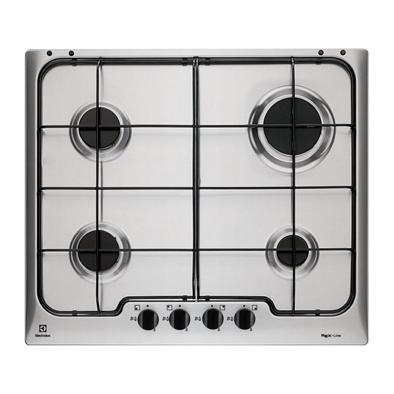  PRONTA CONSEGNA - Electrolux Piano cottura a gas Soft RGG6242OOX finitura inox da 60 cm - EasyCollection
