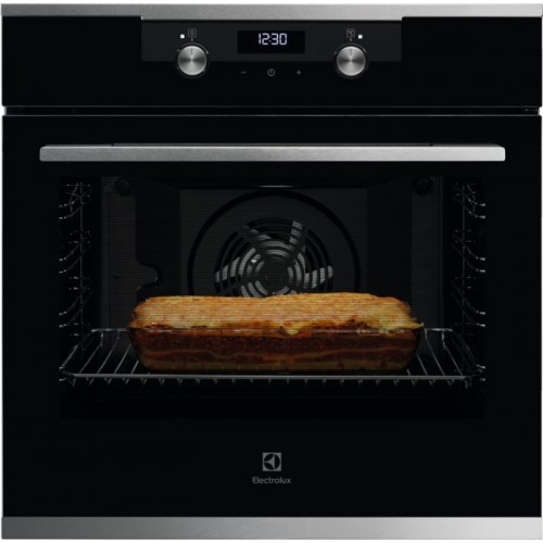 Electrolux SurroundCook multifunction oven KOFEH60X Intuit black glass finish 60 cm