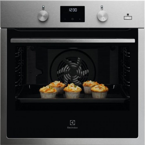 Electrolux | Four multifonction SteamBake 60 cm avec finition inox Intuit et porte anti-traces de doigts