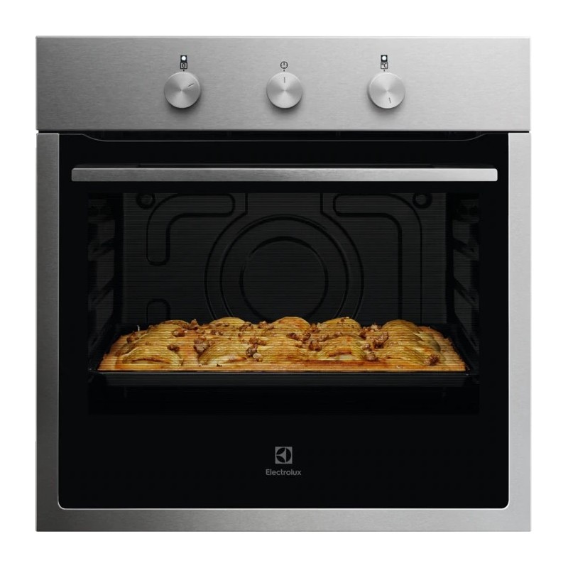  Electrolux | KOIHH00X Four traditionnel 60 cm avec finition inox Intuit et porte anti-traces de doigts