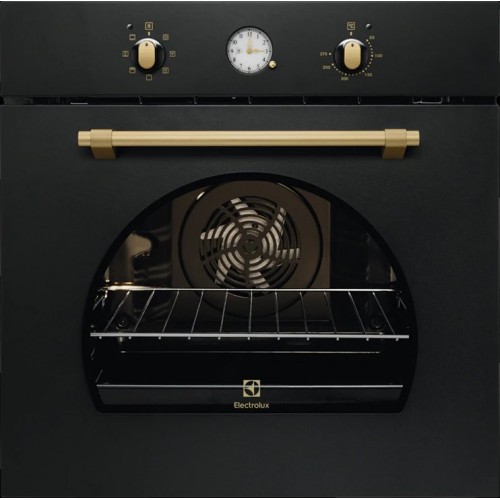 PRONTA CONSEGNA - Electrolux Forno multifunzione Rustico FR65G finitura nero ghisa da 60 cm