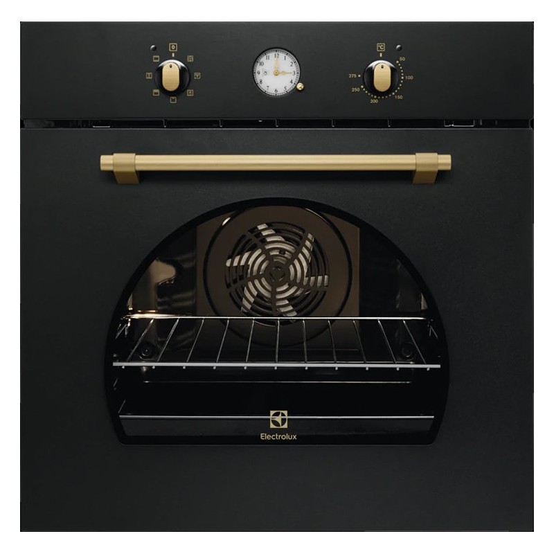  Electrolux Multifunction oven Rustico FR65G 60 cm cast iron black finish