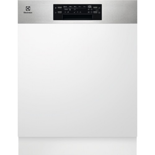 Electrolux AirDry partial integrated dishwasher KEAC7200IX with 60 cm stainless steel dashboard