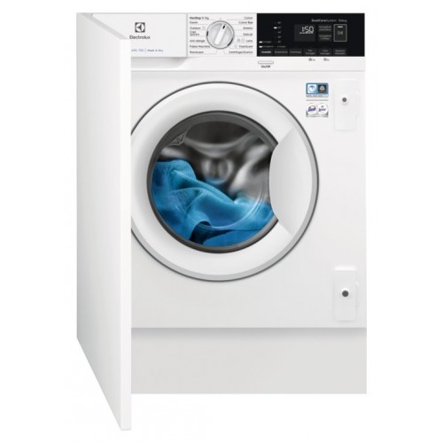 Electrolux PerfectCare 700 washer dryer with built-in DualCare System EW7W474BI white finish 60 cm