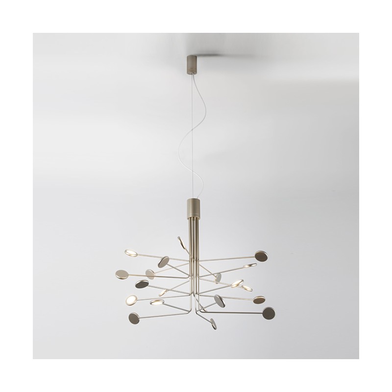 Minitallux LED suspension lamp Arbor 12S in different finishes byicon Luce
